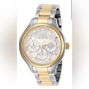 Invicta Angel Women's Watch w/ Mother of Pearl Dial - 38mm, Steel, Gold (28655)